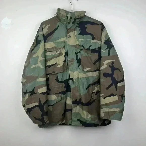 American Vintage Other - Vintage Camouflage USA Military Jacket - Utility & Style